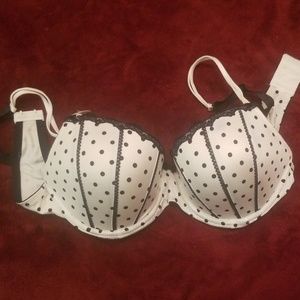 NWT black and white bra